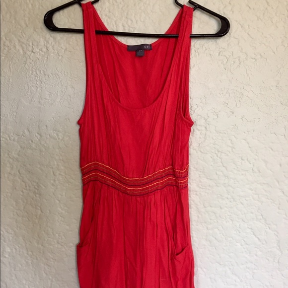 Forever 21 Cinched Red Dress - Picture 2 of 6